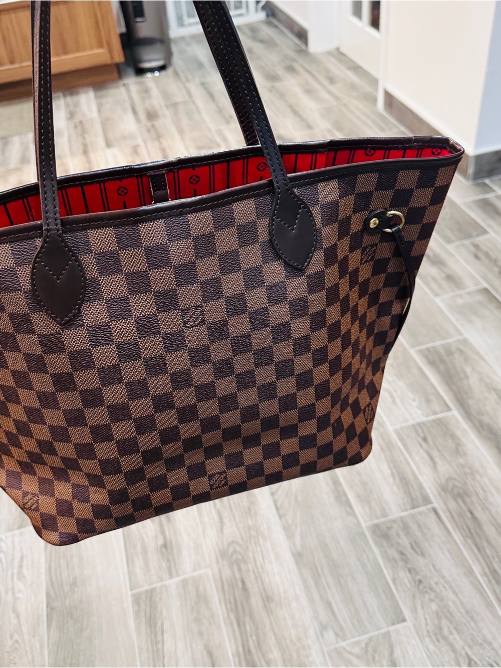 Louis Vuitton Neverfull MM - Damier Ebene - Picture 13 of 16